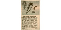 Micro et pied Astatic Chrome Crystal Vintage 1960